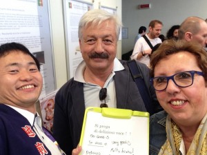 ミラノ万博日本館会場にてイタリアのマンマより家庭料理にも越前仕立て汐雲丹、粉雲丹が使えるという嬉しいお声をいただきました