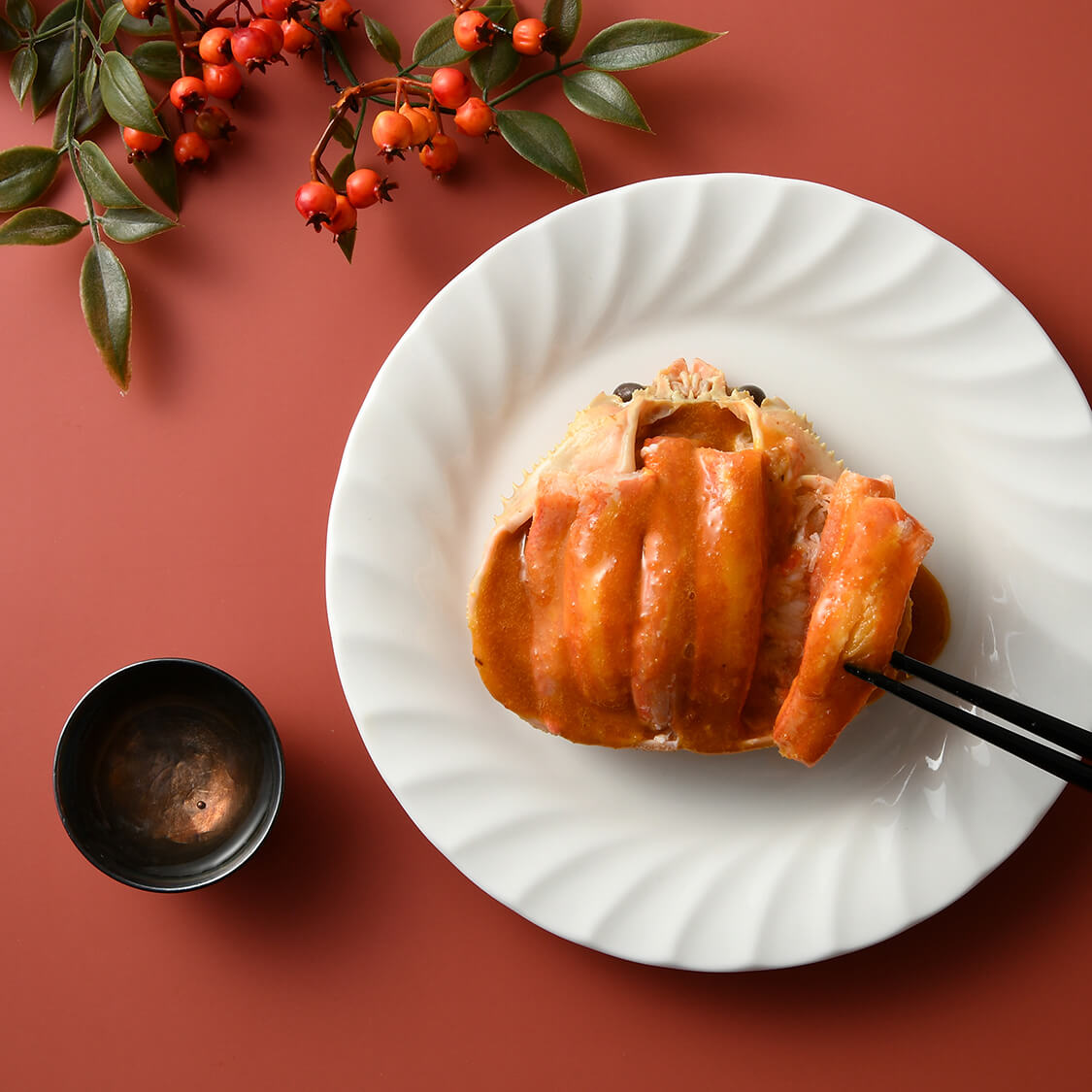 雲丹あわせ越前蟹 甲羅盛１ハイ