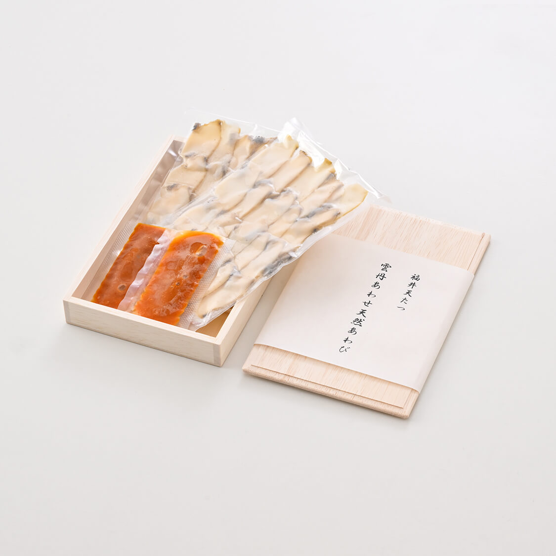 雲丹あわせ天然あわび90g