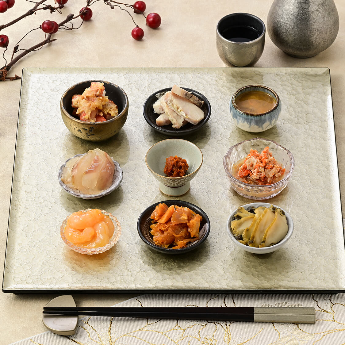 酒肴御節九品膳